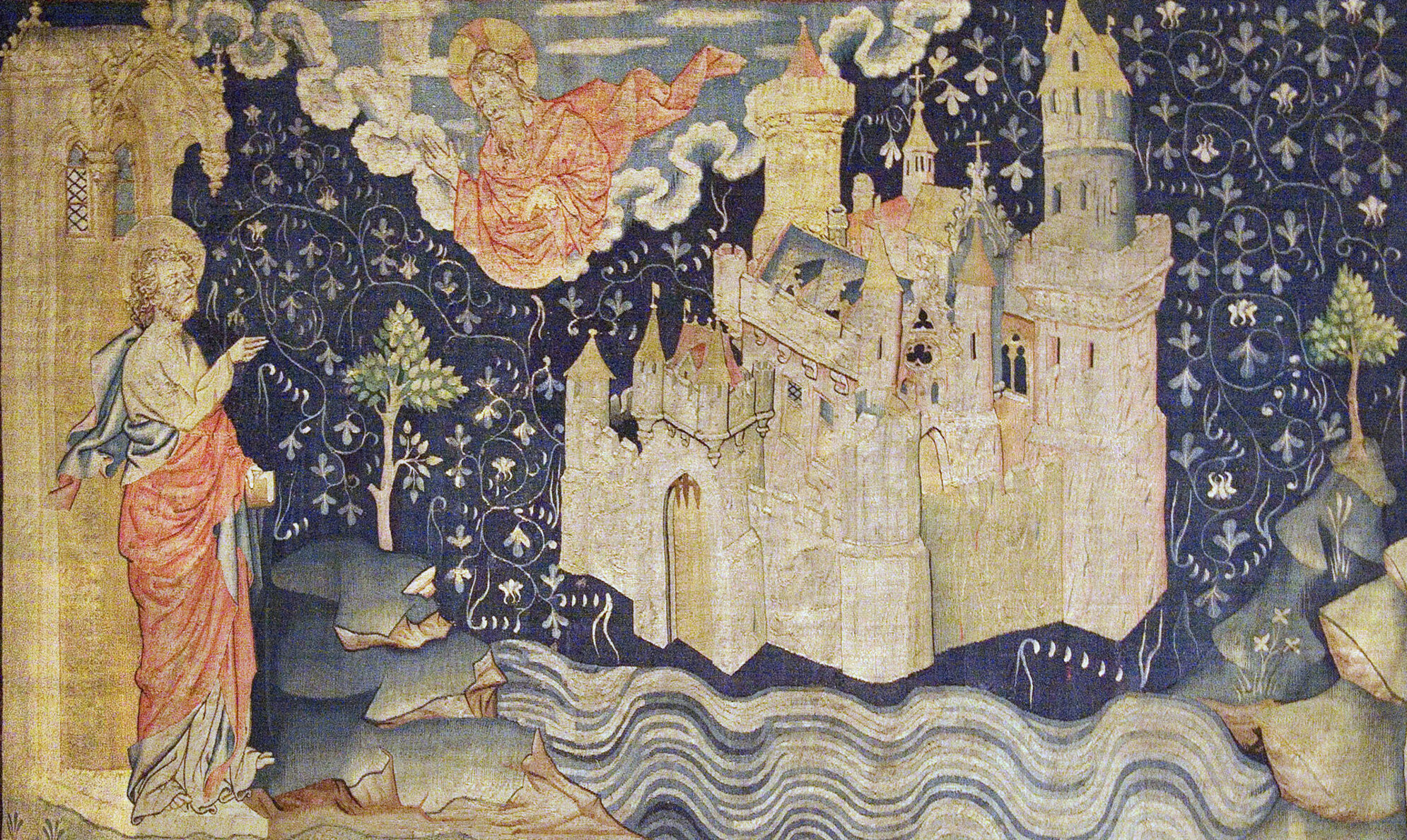 Tapestry depicting the heavenly Jerusalem