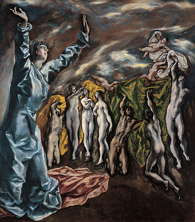 Vision of Saint John painting