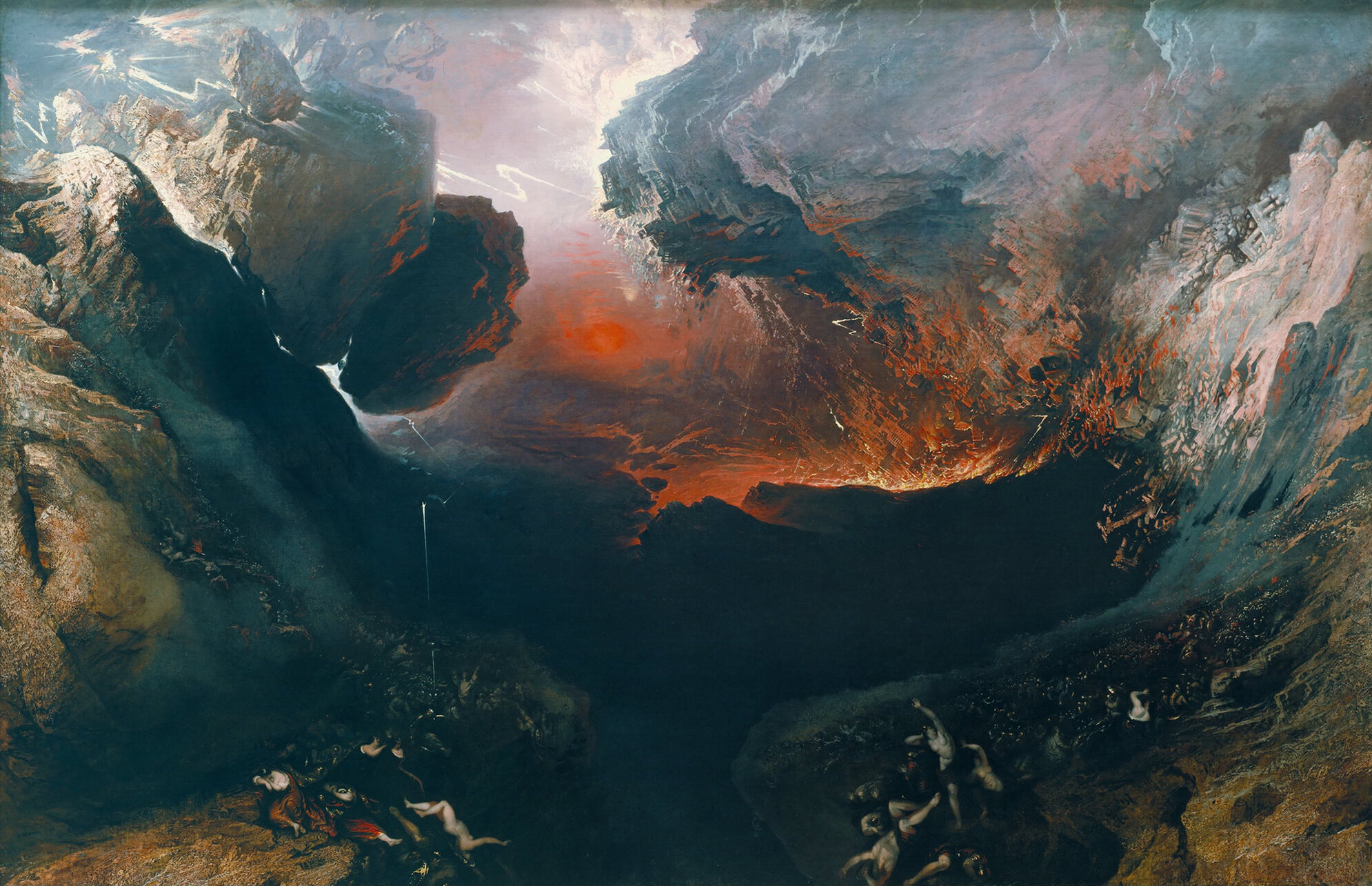 John Martin's painting The Great Day of His Wrath from c. 1851