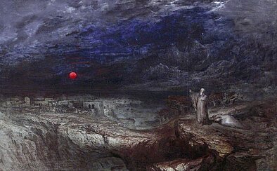 John Martin, The Last Man painting (1849)